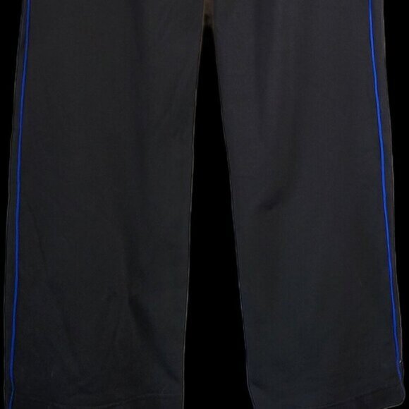 Ralph Lauren XL Active LRL Yoga Workout Pants black w/blue stripe stretchy EUC - Picture 8 of 11